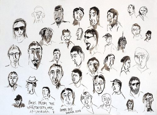 Faces from the Warmoesstraat, Amsterdam 1